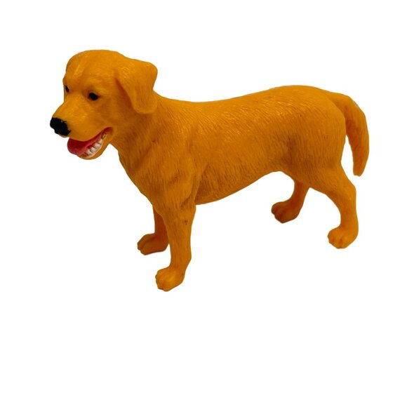 Tree House Kids Labrador Yellow Plastic Dog Figurine Toy - Picture 2 of 10